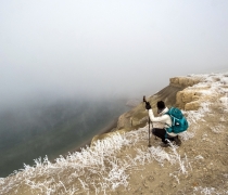 Overlooking the Columbia River on the Hanford Reach National Monument