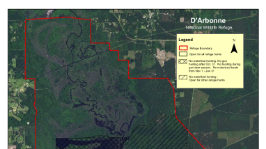 D'Arbonne NWR Avenza Map