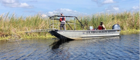 USFWS Boat Electrofishing