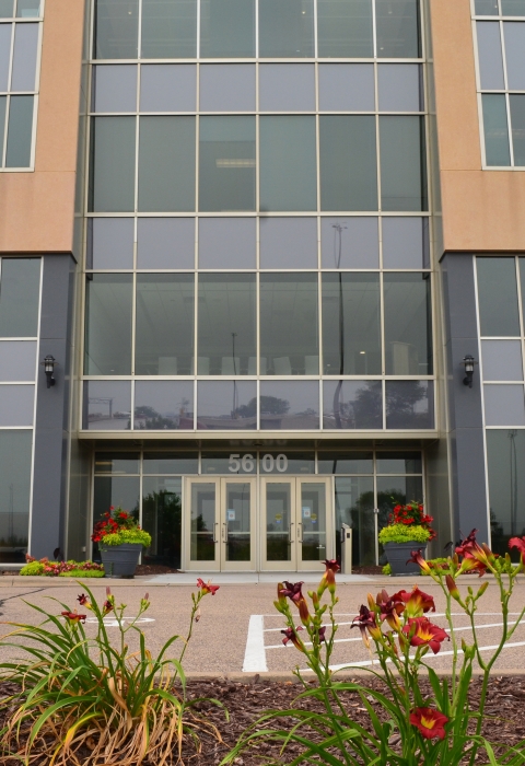 The front of the Midwest Regional Office building