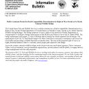 St. Marks Information Bulletin for draft Compatibility Determination - Right of Way