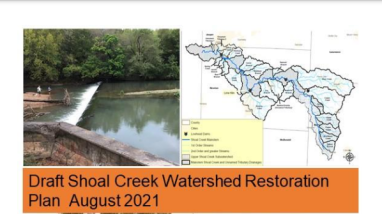 Screenshot of Restoration Plan Cover Page