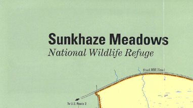 Section of the Sunkhaze Meadows Public Map