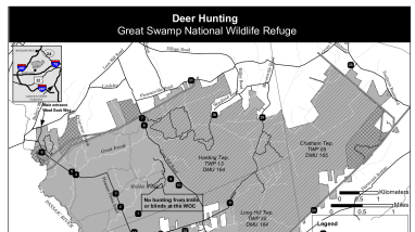 2023 Great Swamp NWR Hunt Map