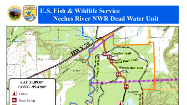 Neches River National Wildlife Refuge Hunt Maps