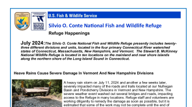July 2024 Conte Refuge Happenings