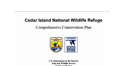 Comprehensive Conservation Plan for Cedar Island NWR