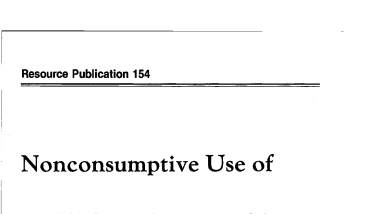 1980 Nonconsumptive Use of Wildlife in the U.S. Addendum Report
