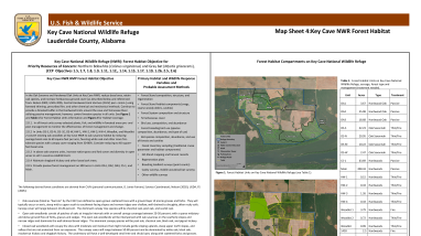 Map Sheet 4 - Key Cave NWR Forest Habitat