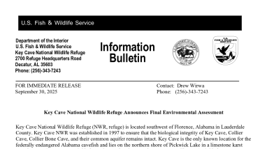 Key Cave NWR - Information Bulletin for SHSP EA