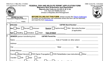 3-186a Migratory Bird Acquisition and Disposition