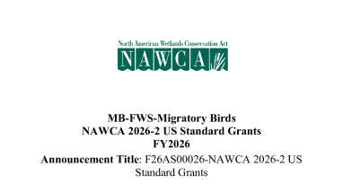 North American Wetlands Conservation Act United States Standard Grants Proposal Instructions