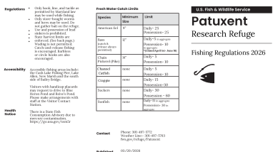 20260320_Patuxent Fishing Regs