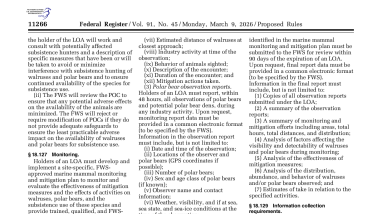 Proposed Rule for the Spring Summer Subsistence Harvest of Migratory Birds in 2026