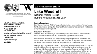 Lake Woodruff Big Game Hunt Brochure 2026