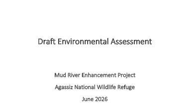Mud River Draft EA Agassiz NWR