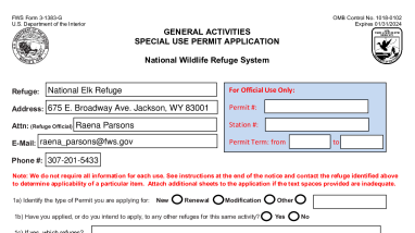 General Activities Permit - National Elk Refuge