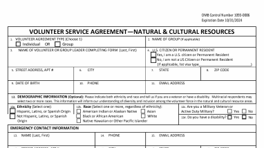 Volunteer Service Agreement