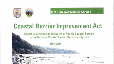 Report to Congress on Inclusion of Pacific Coastal Barriers in the National Coastal Barrier Resources System