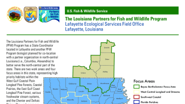 2022 Louisiana Partners for Fish & Wildlife Strategic Plan