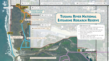 Tijuana River National Estuarine Research Reserve Trail Map