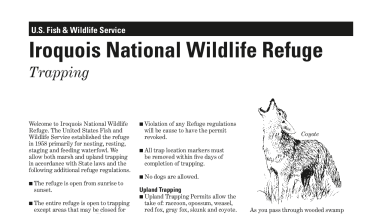 Iroquois NWR Trapping