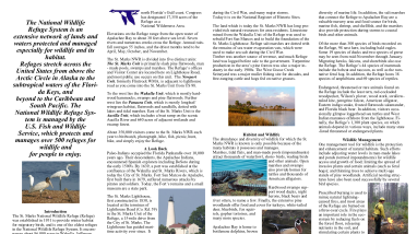 St. Marks NWR General Information Brochure