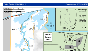 Laguna Atascosa NWR map 