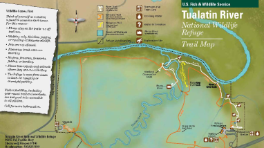 Tualatin River National Wildlife Refuge Trail Map