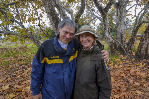 two people posing for a photo