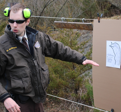 USFWS officer Mike McMenamin at Wallkill River National Wildlife Refuge