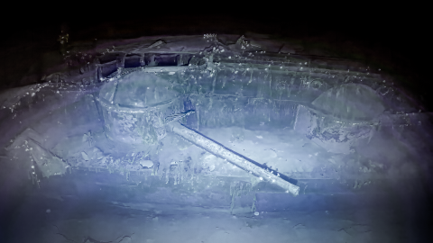 Aircraft carrier Kaga cannon 
