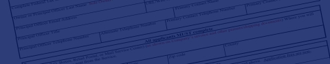 a portion of a Service form used as a decorative banner image