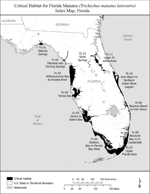 a black and white map of the state of florida with shading