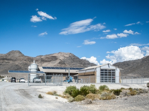 Conservation Facility within desert mountain terrain
