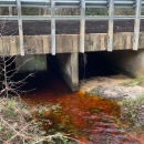 Box culvert road-stream crossing