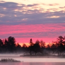 Foggy sunrise at Seney.