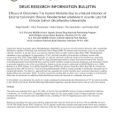 Drug Research Information Bulletin - Efficacy of Chloramine-T to Control Mortality Due to a Natural Infection of External Columnaris Disease Flavobacterium columnare in Juvenile Late Fall Chinook Salmon Oncorhynchus tshawytscha