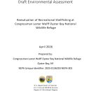 Oyster Bay Draft Environmental Assessment Recreational Shellfishing